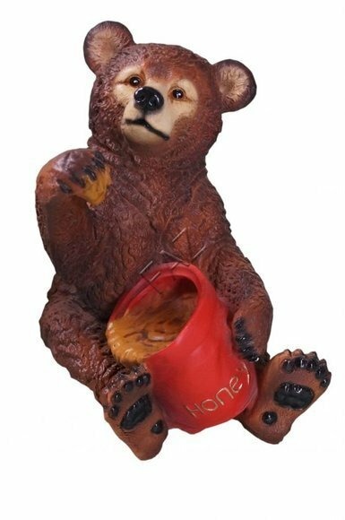 Bär Figur Garten Statue Skulptur Figuren Skulpturen Dekoration Deko Statuen