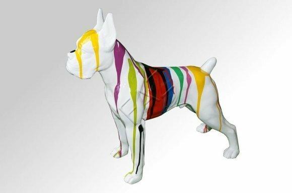 Design Hund Figur Statue Skulptur Figuren Skulpturen Dekoration Deko Neu