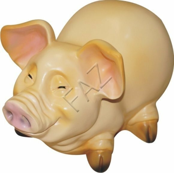 Design Schwein Figur Garten Statue Skulptur Figuren Skulpturen Dekoration