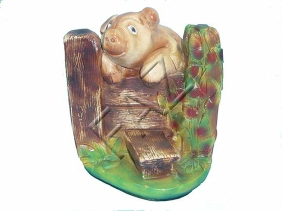 Design Schwein Figur Garten Statue Skulptur Figuren Skulpturen Dekoration