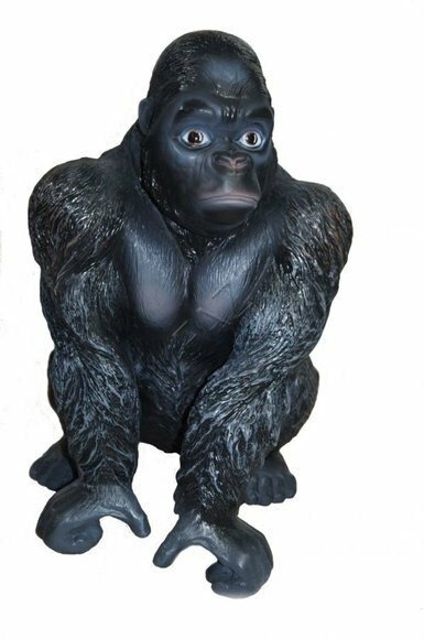 Design Gorila Figur Statue Skulptur Figuren Skulpturen Garten Dekoration