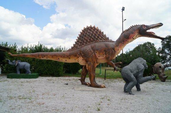 Design Dinosaurier Figur Statue Skulptur Figuren Skulpturen Dekoration