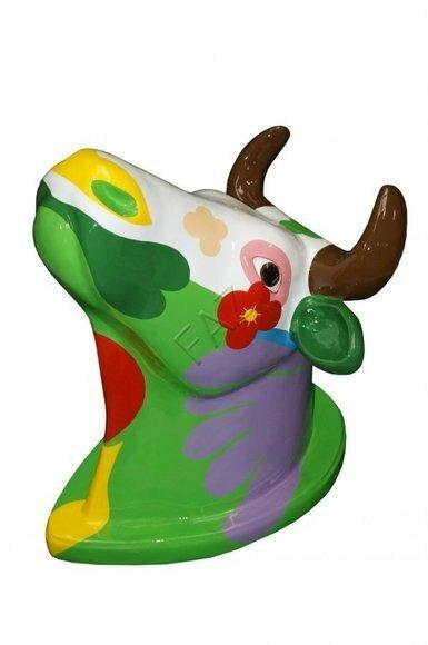 Design Kuh Figur Statue Skulptur Figuren Skulpturen Dekoration Deko Büste