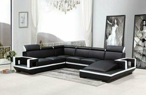 Wohnlandschaft Sofa Couch Ecksofa Eckcouch Polster Garnitur Eck Ecke