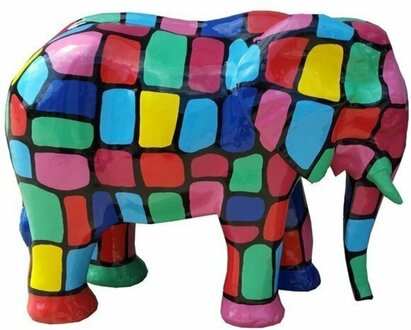 Abstrakte Design Dekoration Statue Figur Skulptur Figuren Statuen Elefant