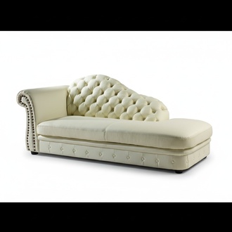 Chaiselounge Chesterfield Liege Chaise Sofa Lounge Sitz Liegen 230cm