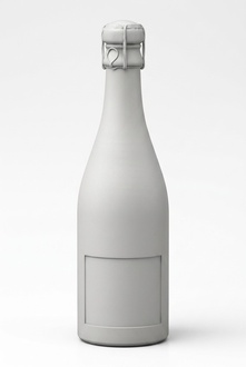 Champagner Figur Skulptur Figuren Statue Flasche Sekt Design Garten