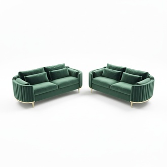 Chesrterfield Designer Couch Polster Sofa Garnitur Couchen Neu Textil