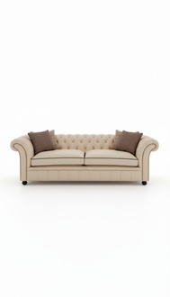 Chesterfield 3 Sitzer XXL Polster Sitz Couch Sofa Garnitur Big Couchen 2016-28