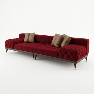 Chesterfield Big Sofa Luxus Möbel Couch Polster Sofas Sofa 4 Sitzer