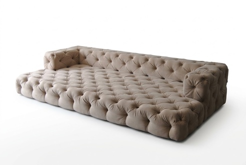 Stoff Design Couch Polster Sofas Textil Modern Sofa Bettfunktion XXL 300 cm