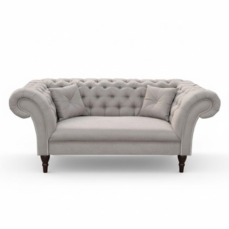 Chesterfield Design Sofa Couch 2 Sitzer Polster Sofas Couchen 2er Garnitur Neu
