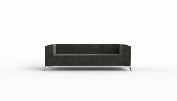 Chesterfield Ecksofa L-Form Stoff Design Couch Polster Sitz Sofa Textil Eck Neu