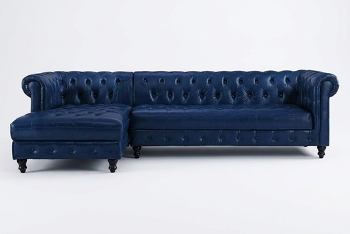 Chesterfield Ecksofa Sofa Couch Polster Eckgarnitur klassische Möbel Sofas Neu