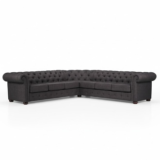 Chesterfield Ecksofa Wohnlandschaft Sofa Couchen Polster Ecke Couch