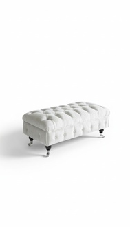Chesterfield Fußhocker Ottomane Hocker Klassisch Relax Sessel Bank Neu