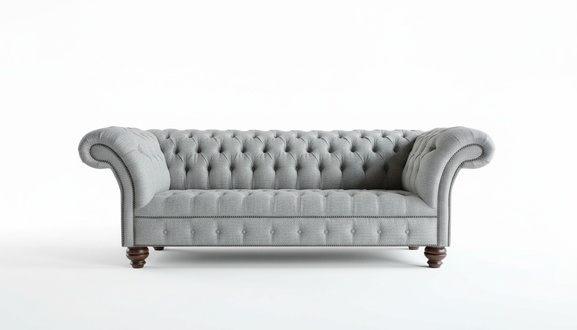 Chesterfield Ledersofa Couch Polster designer 3 Sitzer Textil Sofas Couchen