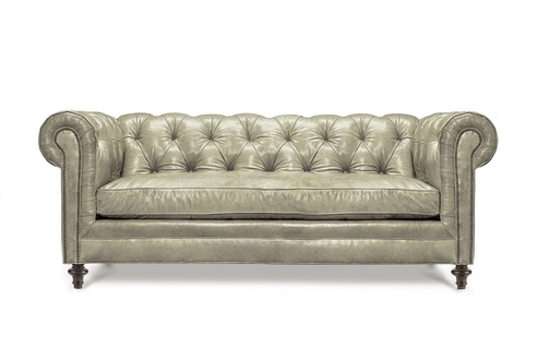 Chesterfield Luxus Sofa Couch Polster Sitz Leder Garnitur 321 Sitzer Couchen
