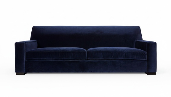 Samt Sofa 3 Sitzer Designer Lila Couchen Couch Stoff Polster