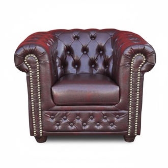 Chesterfield Sessel Fernseh Couch 1 Sitzer Sofa Textil Stoff Couchen Polster Neu