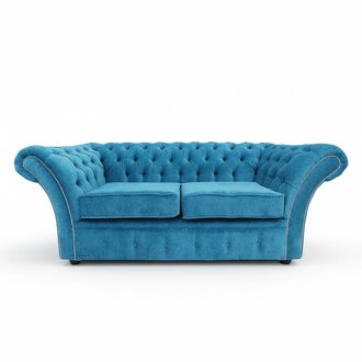 Chesterfield Sofa Couch Polster Sofas Klassischer 2Sitzer Leder Stoff Winchester