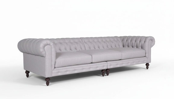 Chesterfield Sofa Couch Polster Garnitur 5 Sitzer Big XXL Sofas Couchen 2016-20