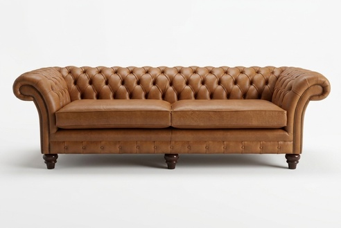 Chesterfield Sofa Couch Polster Stoff Samt Couchen Polster Garnitur 4 Sitzer Neu