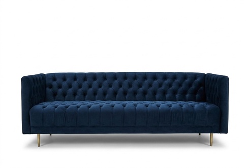 Chesterfield Sofa Couch Polster Stoff Leder Couchen Polster Garnitur 4 Sitzer