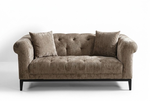 Chesterfield Sofa Couch Polster Stoff Leder Couchen Polster Garnitur