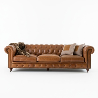 Chesterfield Sofa Polster Designer Sofas Sitz Garnitur Couch Ledersofa 2016-06