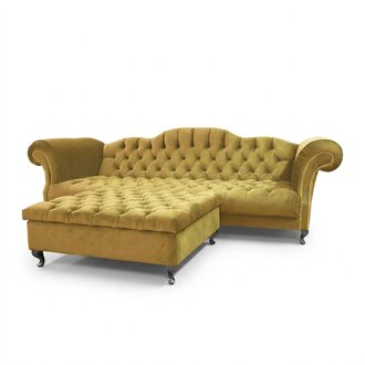 Chesterfield Sofa 2 Sitzer Designer Couchen Sofas Garnitur Couch Gold Neu Sofort