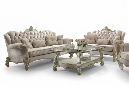 Chesterfield Sofagarnitur 3+2+1 Sitz Set Design Sofa Polster Couchen Couch Luxus