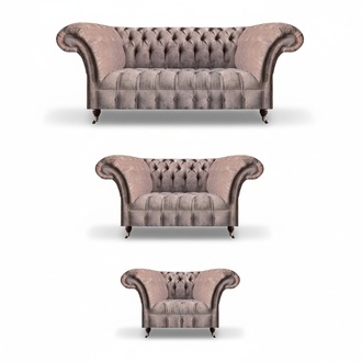 Chesterfield Sofagarnitur 3+2+1 Sitzer Komplett Luxuriöse Möbel Polstermöbel