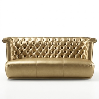 Chesterfield Sofagarnitur Ledersofa Stoff Textil Polster Couch Sofa Garnitur Neu