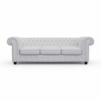 Chesterfield Sofagarnitur Sofa 3+1+1 Couch Polster Set Sofas Couchen S1