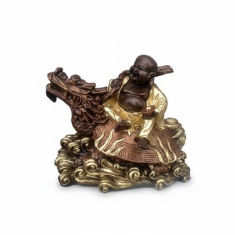 Chian Buddha Deko Figur Statue Skulptur 31x42 cm Figuren Statuen Skulpturen B32