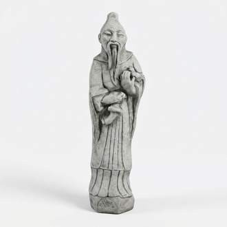 Chinesischer Konfuzius Figur Statue Figuren Skulptur Garten Dekoration
