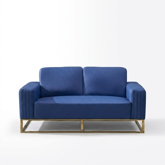 Couch Kunstleder Sofa Edles Design Designer 2 Sitzer Möbel Klassische Möbel !