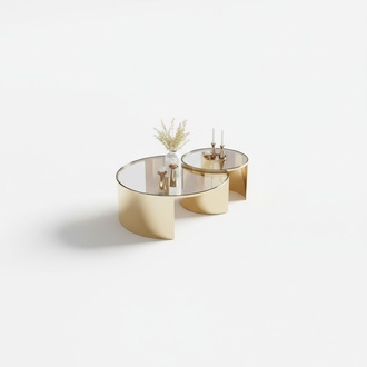 Couchtisch Beistelltisch Edler Wohnzimmer Klassischer Design Tisch Glas Tische