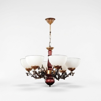 Deckenleuchter Lüster Kronleuchter Deckenlampe Lampen Braun Klassischе