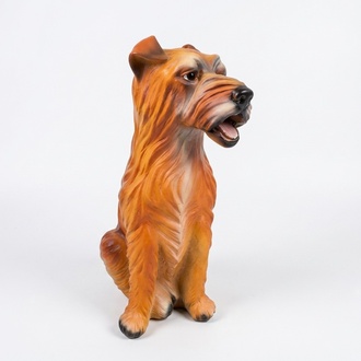 Deko Figur Statue Skulptur 40 cm Figuren Statuen Skulpturen Garten Hund (A418)