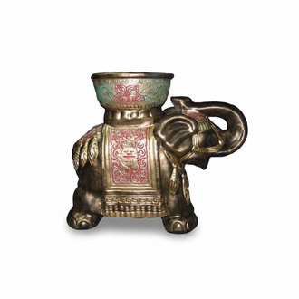 Deko Figur Statue Skulptur 43 cm Figuren Statuen Skulpturen Säulen Elefant