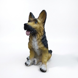 Deko Figur Statue Skulptur 50 cm FIguren Statuen Skulpturen Hund Garten (A143)