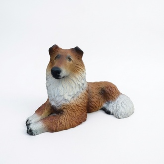 Deko Figur Statue Skulptur 25x40cm Figuren Statuen Skulpturen Garten Hund (A419)