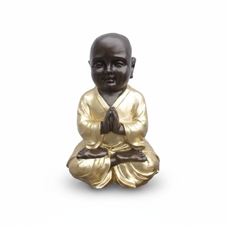 Deko Figur Statue Skulptur 39 cm Figuren Statuen Skulpturen Buddha Garten (B39)