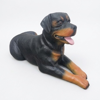 Deko Figur Statue Skulptur 50x80 cm FIguren Statuen Skulpturen Garten Hund A195