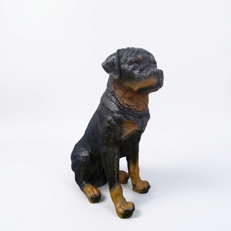 Deko Figur Statue Skulptur 35 cm Figuren Statuen Skulpturen Garten Hund Neu(A22)