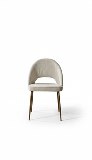 Beiger Esszimmer Stuhl Designer Polster Stühle Holzgestell Lehnstühle