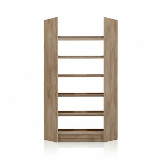 Eckregal Regal Schrank Wohn Zimmer Wand Schränke Büro Regale Luxus Neu