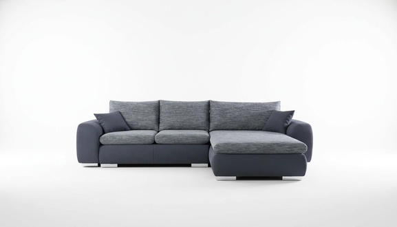 Ecksofa Bettfunktion Couch Graue Polster Couchen Textil Sofas Sofa Schlafsofa